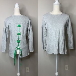 Crown & Ivy Lace Up Back Top Size XS